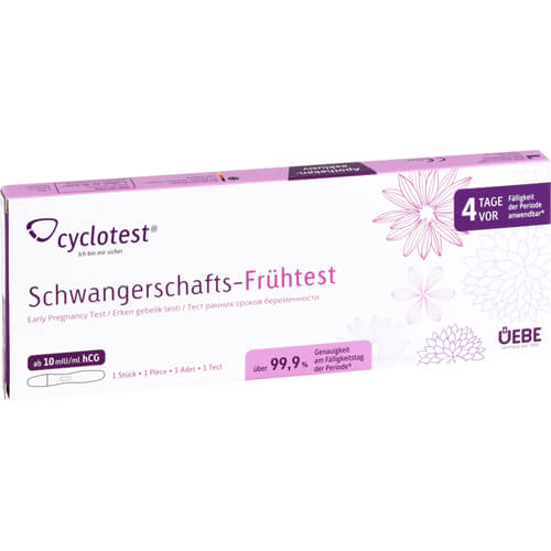 CYCLOTEST Schwangerschafts-Frühtest 10 mlU/ml Urin