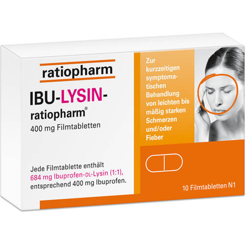 IBU-LYSIN-ratiopharm 400 mg Filmtabletten