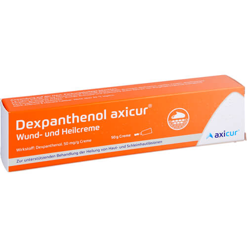 DEXPANTHENOL axicur Wund- und Heilcreme 50 mg/g
