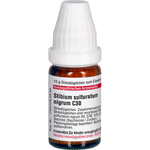 STIBIUM SULFURATUM NIGRUM C 30 Globuli