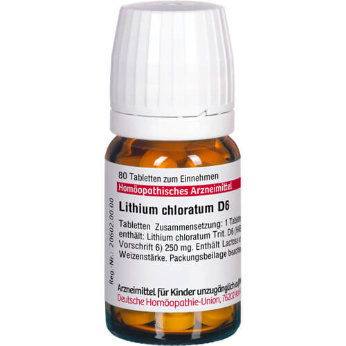 LITHIUM CHLORATUM D 6 Tabletten
