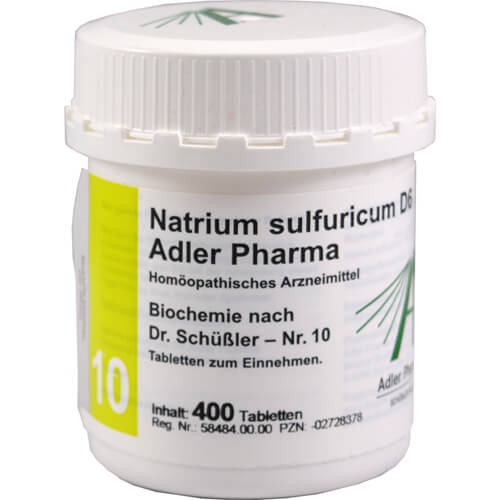 BIOCHEMIE Adler 10 Natrium sulfuricum D 6 Tabl.