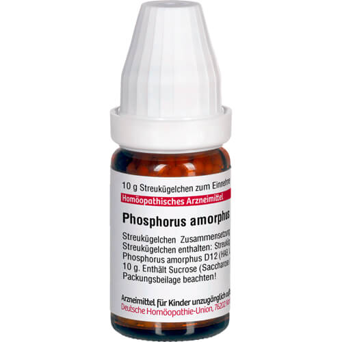 PHOSPHORUS AMORPHUS D 12 Globuli