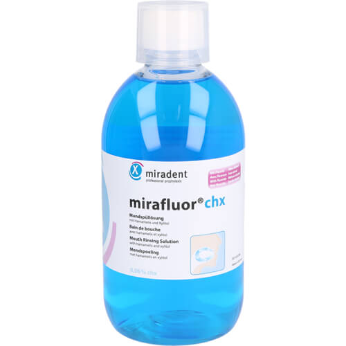 MIRADENT Mundspüllösung mirafluor CHX 0,06%
