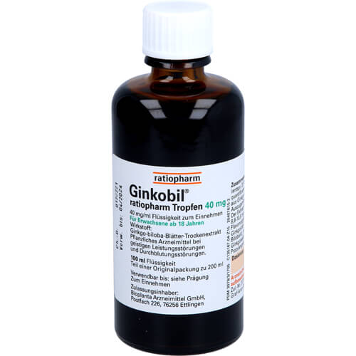 GINKOBIL-ratiopharm Tropfen 40 mg
