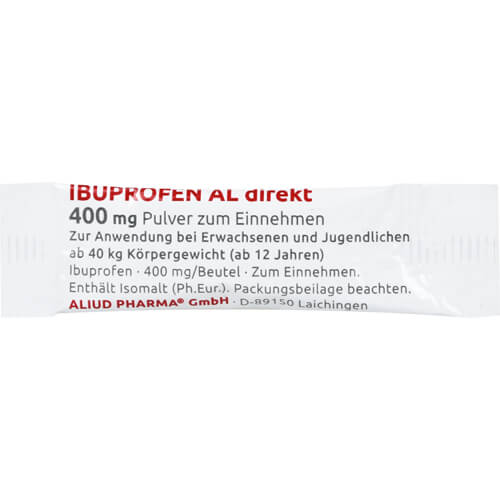 IBUPROFEN AL direkt 400 mg Pulver zum Einnehmen
